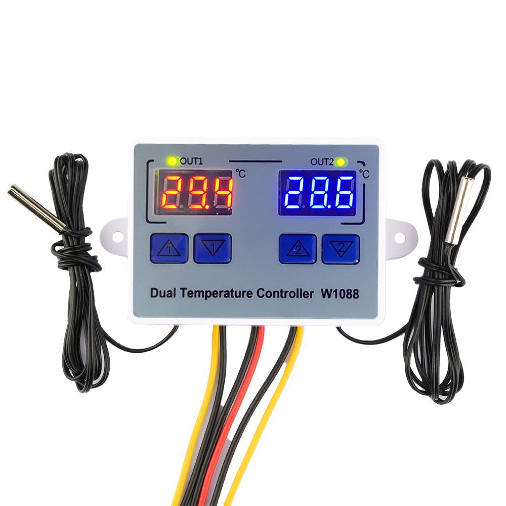 Lab Incubator - W1088 Dual LED Digital Temperature Sensor