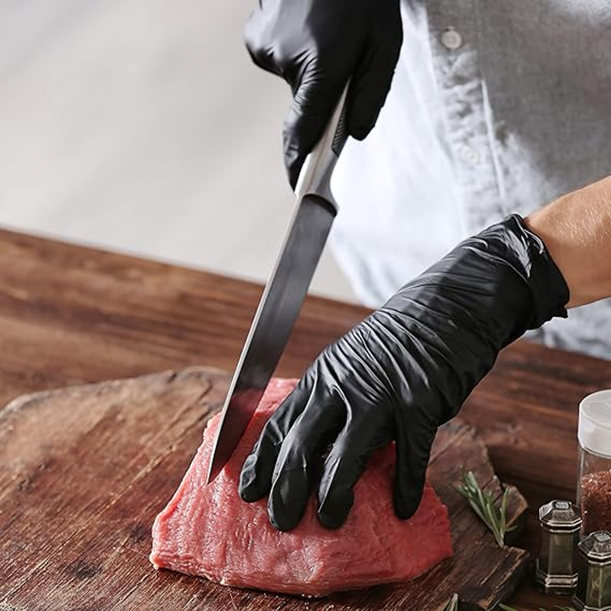 10/50 Pcs Disposable Black Nit - Medical Gloves review and price