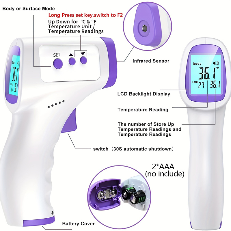 Non‑Contact Infrared Forehead  - Pulse Oximeter review and price