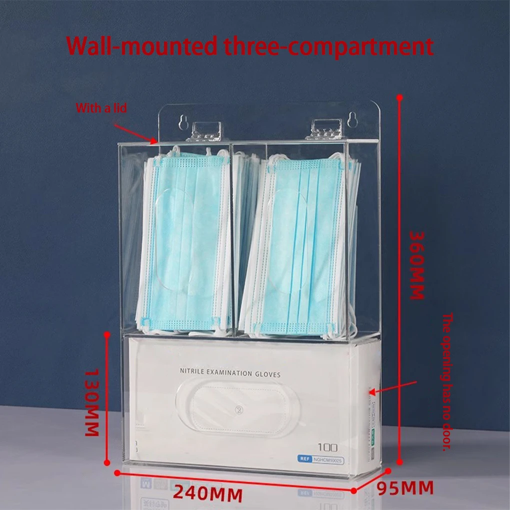 3 Grids Acrylic Glove Holder T - Medical Gloves review and price