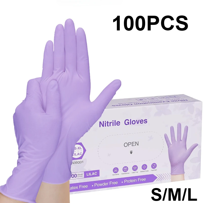 10-100pcs Disposable Purple Ni - Medical Gloves review and price