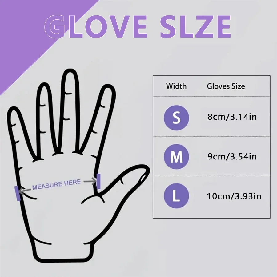 10-100pcs Disposable Purple Ni - Medical Gloves review and price