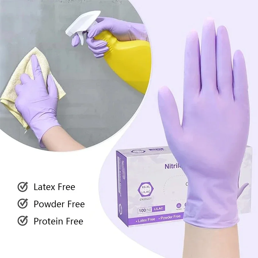 10-100pcs Disposable Purple Ni - Medical Gloves review and price