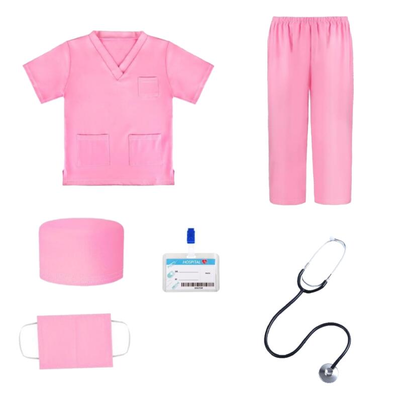 Kids Doctor Scrubs Costume Set - Stethoscope review and price