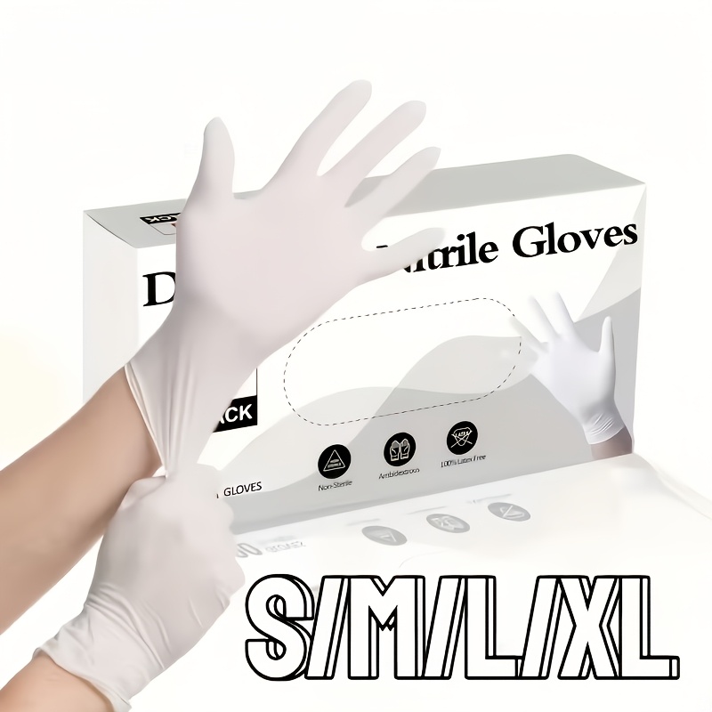 Heavy Duty White Nitrile Glove - Medical Gloves review and price