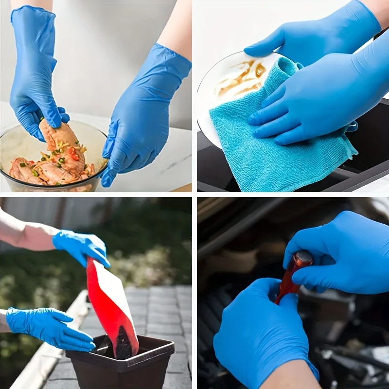 10/30/40/60PCS Disposable Blue - Medical Gloves review and price