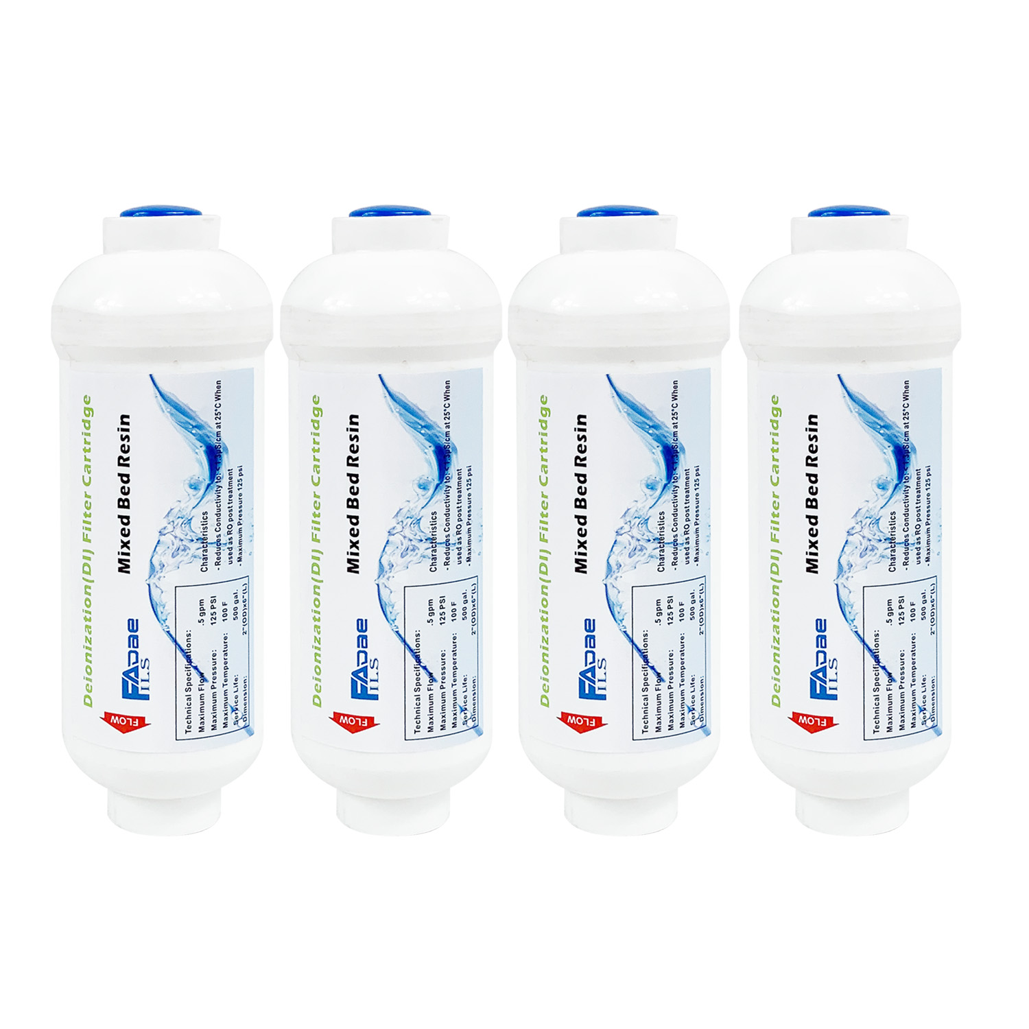 4 Pack Inline DI Mixed Bed Res - Xlab Medical review and price