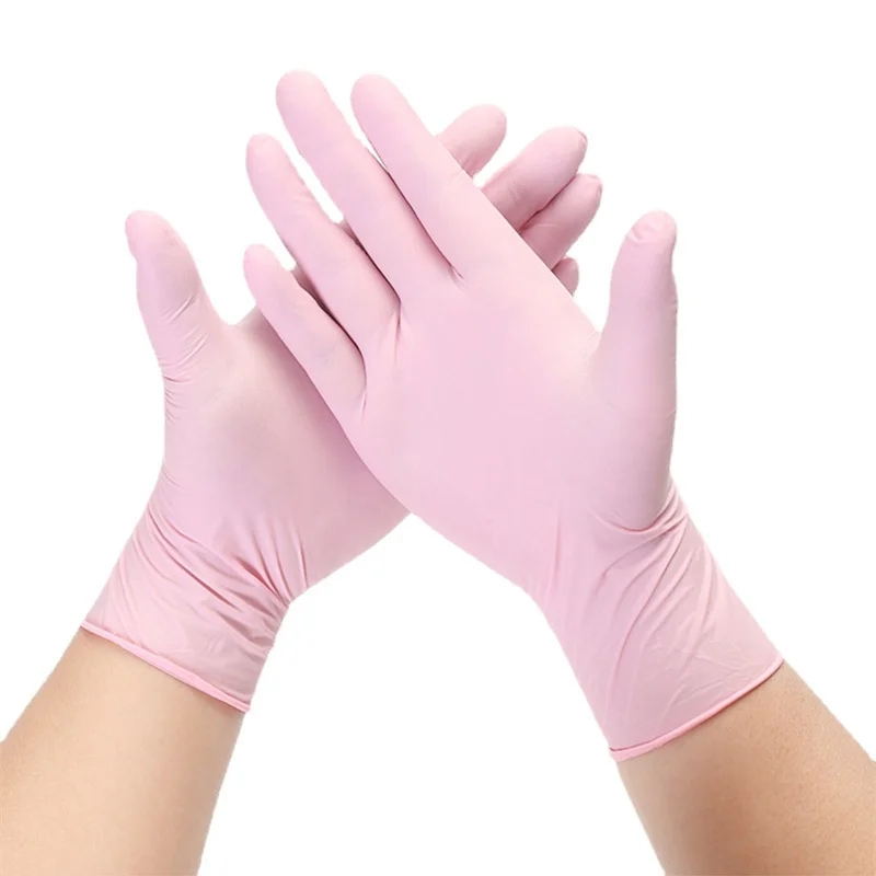 20/50/100PCS Pink Nitrile Glov - Medical Gloves review and price
