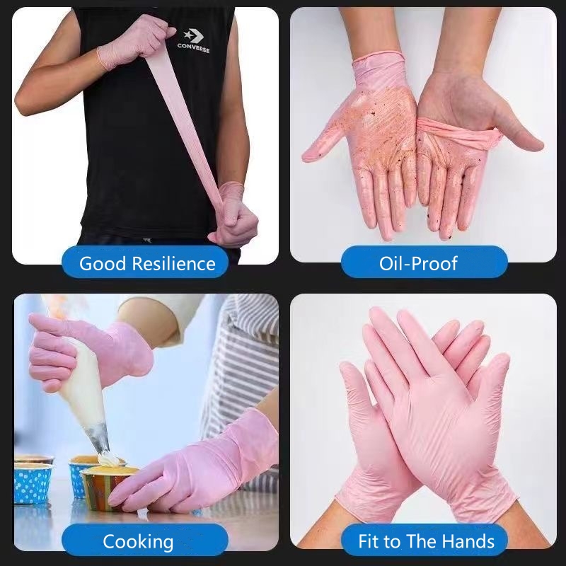 100PCS Disposable Nitrile Glov - Medical Gloves review and price