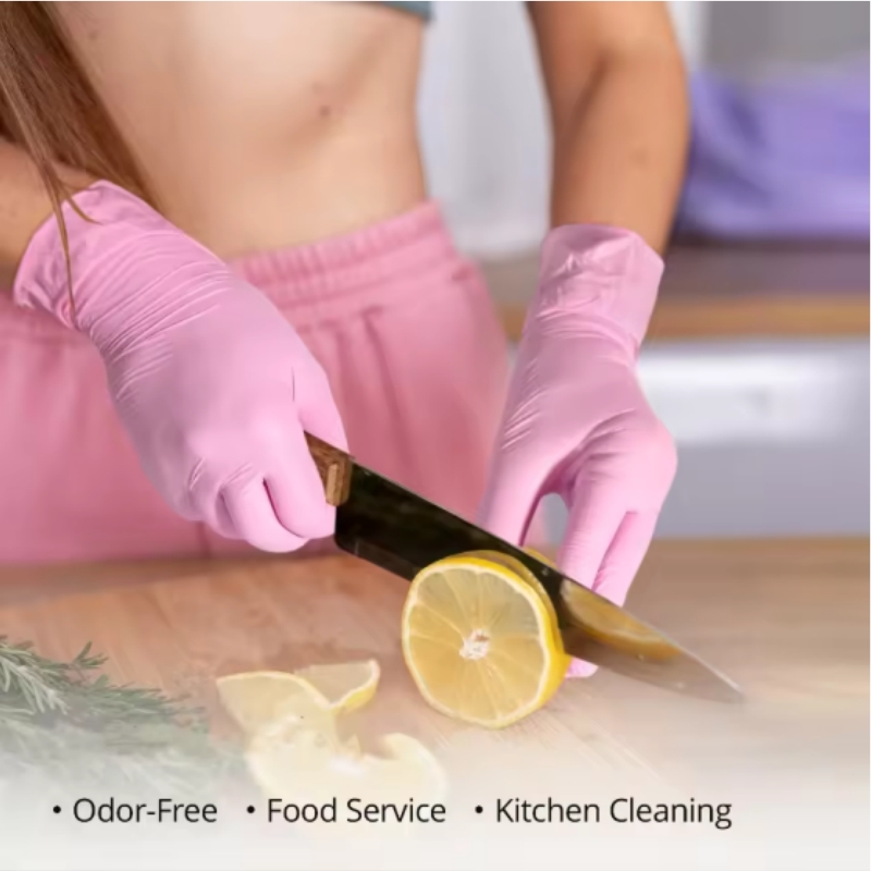 100PCS Disposable Nitrile Glov - Medical Gloves review and price
