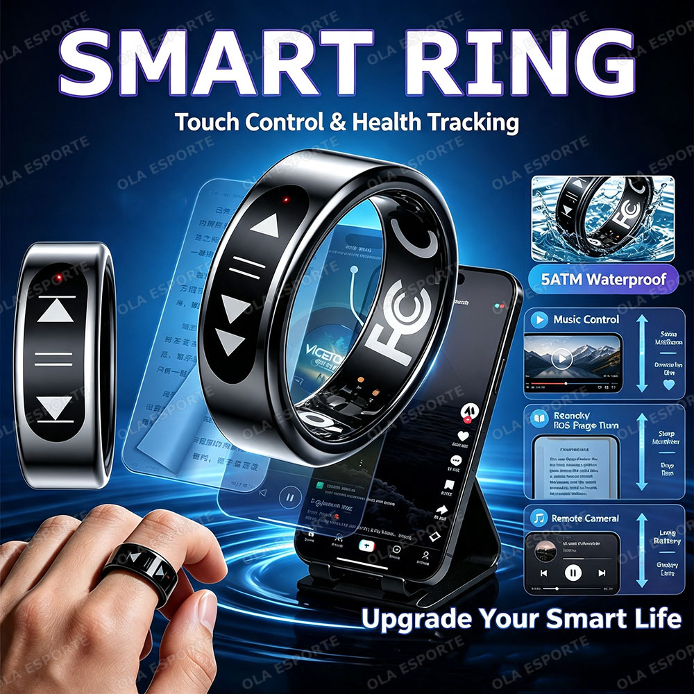 New Touch Control Smart Ring E - Blood Pressure Monitor review and price