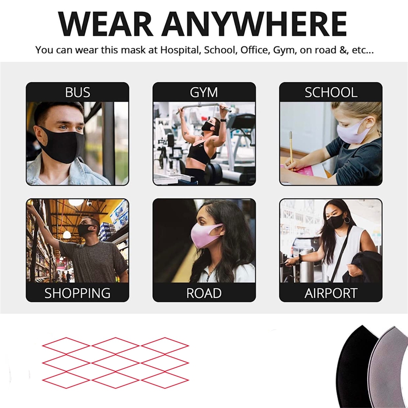 5/10PCS Fashion Solid Earloop  - Surgical Mask review and price