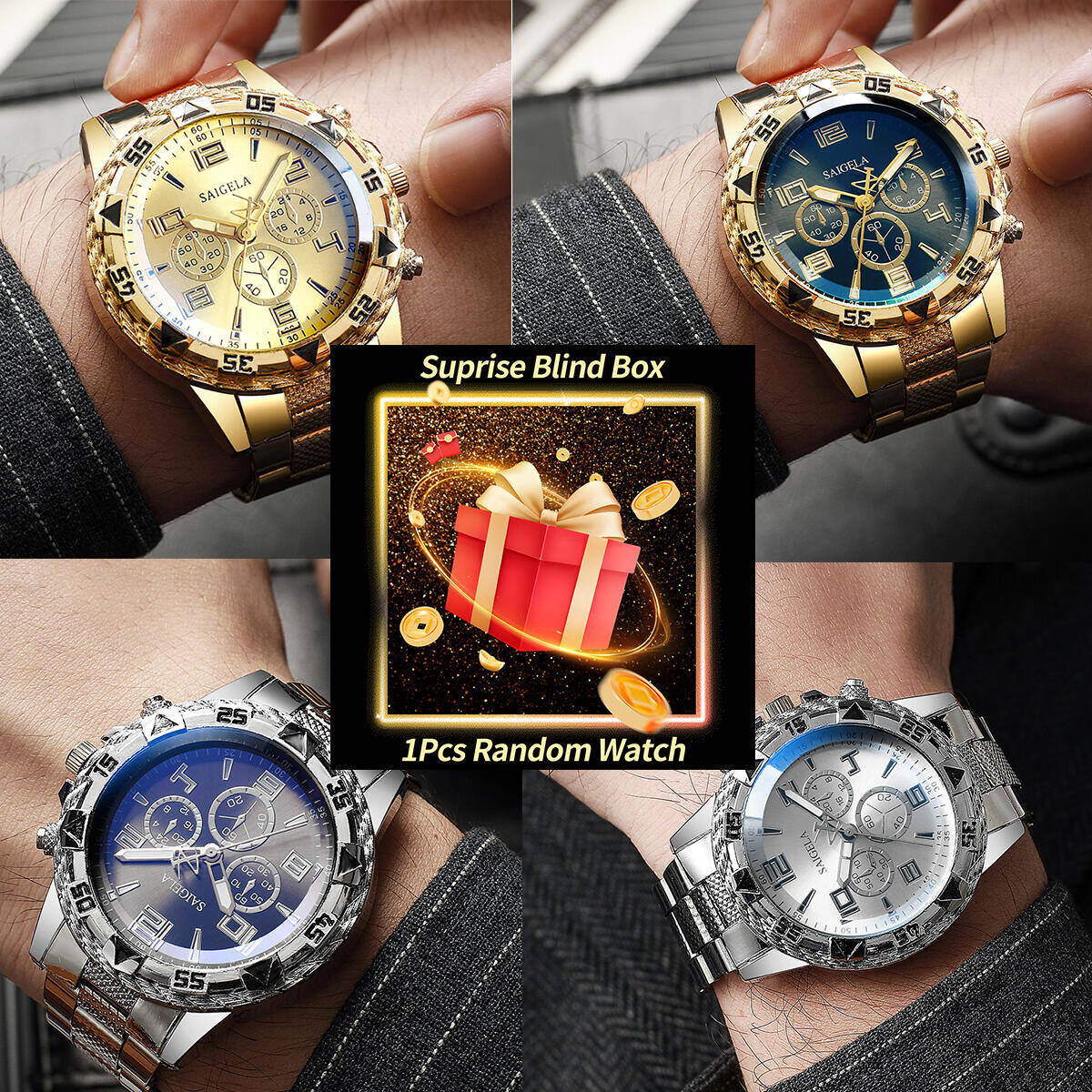 1PC Surprise Mystery Watch Bli - Bandage review and price