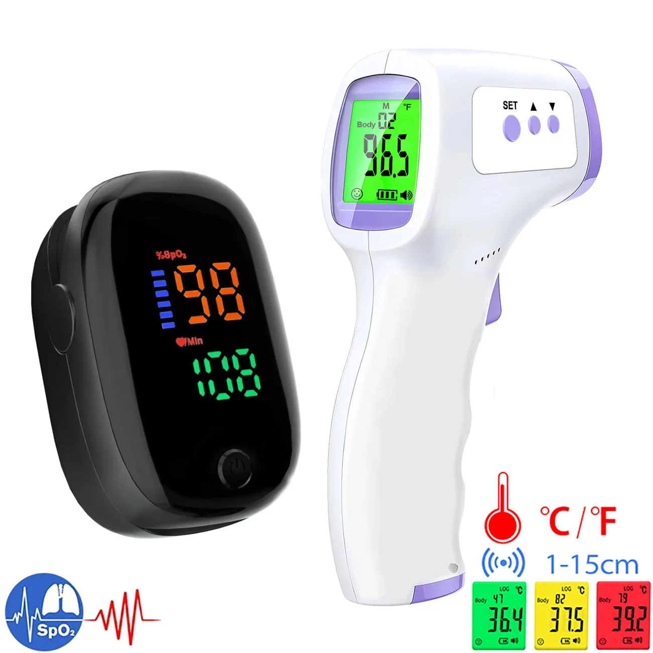 Medical IR Fever Thermometer L - Pulse Oximeter review and price