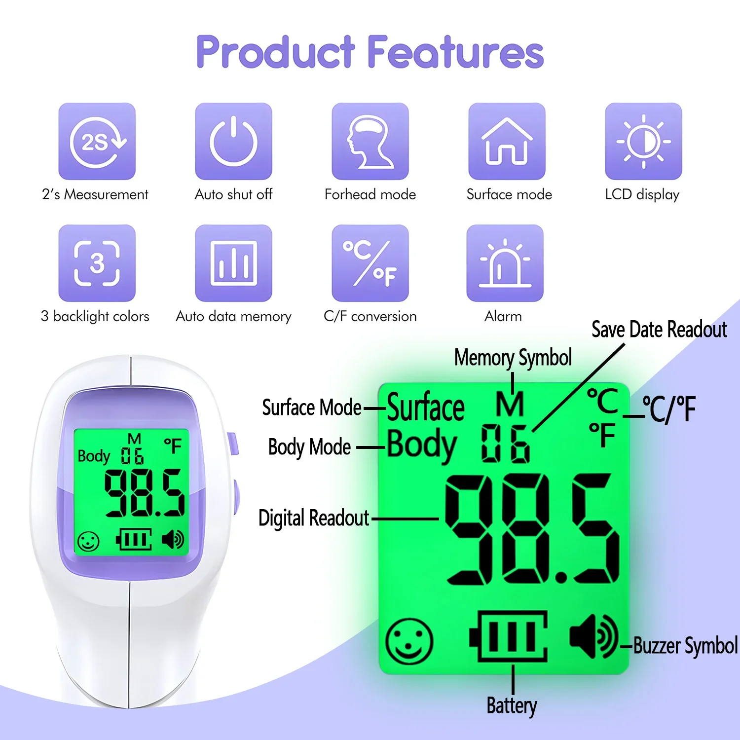 Medical IR Fever Thermometer L - Pulse Oximeter review and price